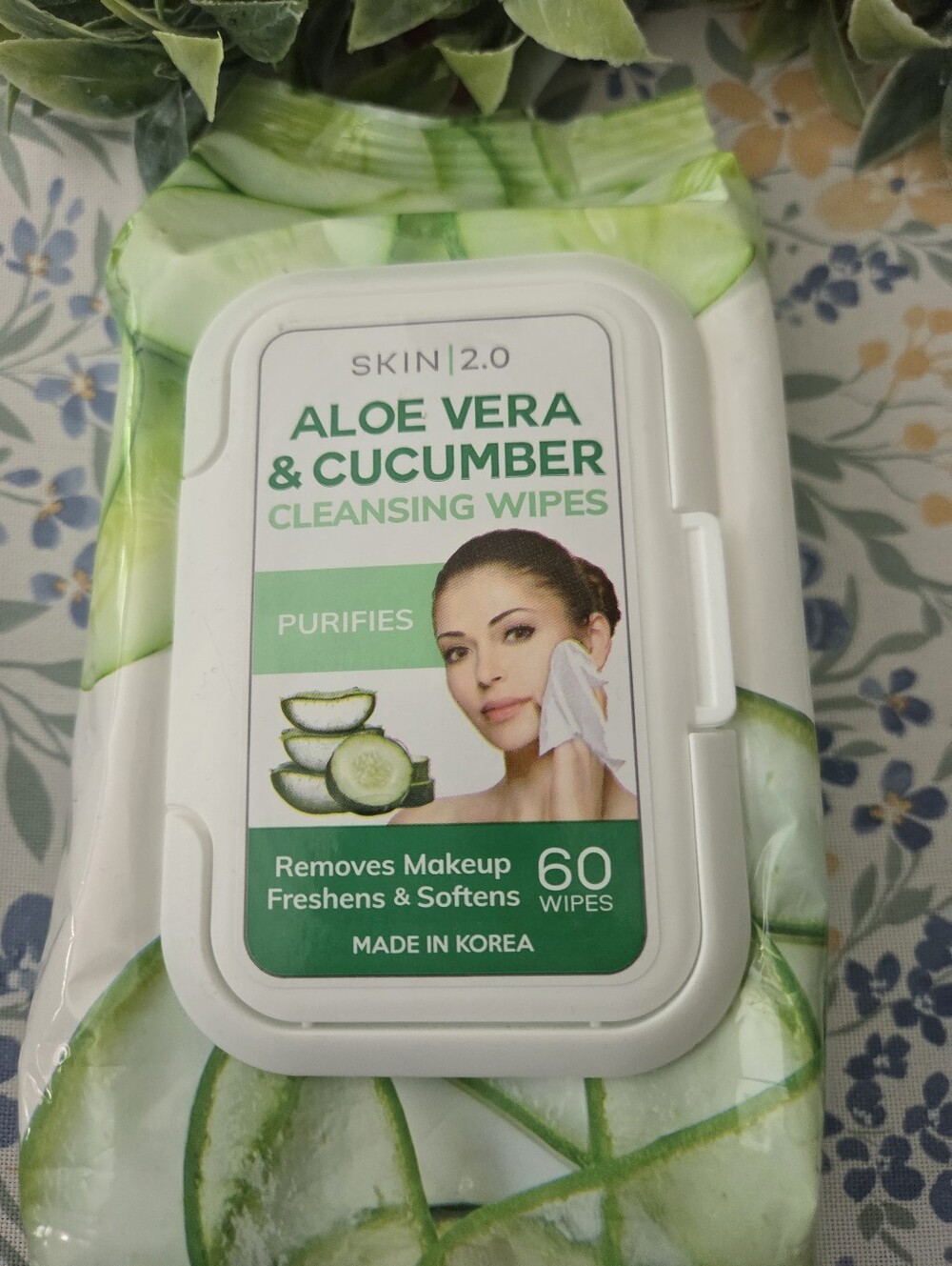 Aloe Vera & Cucumber Cleansing Wipes — Green